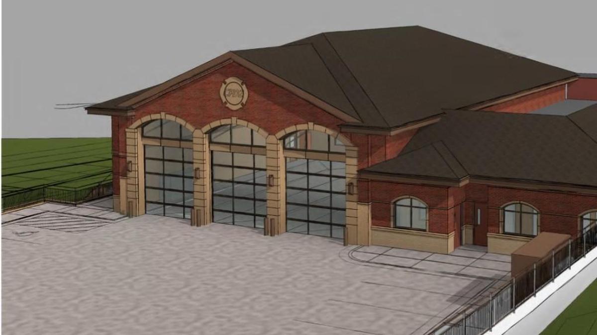 Rendering of the new Consolidated Fire District No. 2 in northeast Johnson County, which broke ground on Dec. 7 and should be completed by the end of 2018.