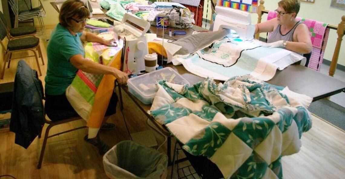 Quilts, blankets cover children in foster care with blessings