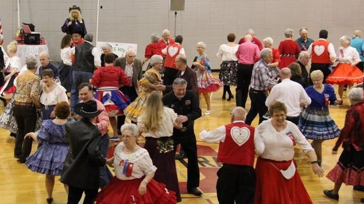 Dancers at the Heart of America Festival in Independence this spring will be among about 3,500 expected at the National Square Dance Convention June 27-30 at the Kansas City Convention Center.