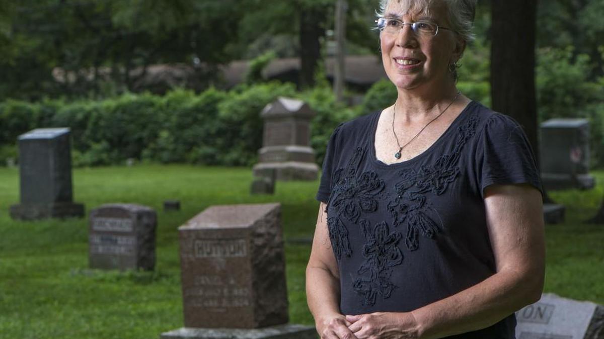 Marianne Noll, president of the board of directors for Highland Cemetery, says there’s a new effort afoot to upgrade the 1-acre plot of land.