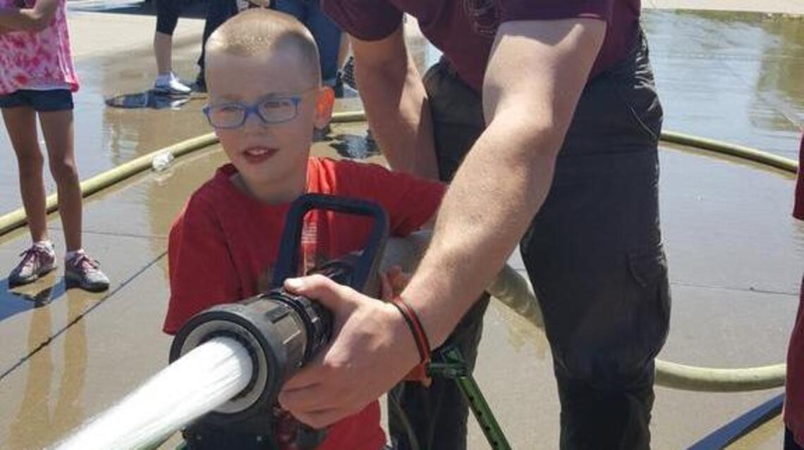 Overland Park firefighters share magical day with kids