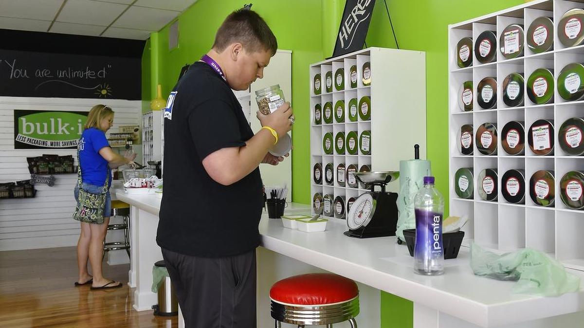 
Bulk It, which carries a variety of spices, teas, herbs, beans, rice, trail and party mixes, candy nuts and seeds, is located at 13444 Santa Fe Trail Drive in Old Town Lenexa. Most of the items are organic and non-genetically modified. All are available in bulk form.
