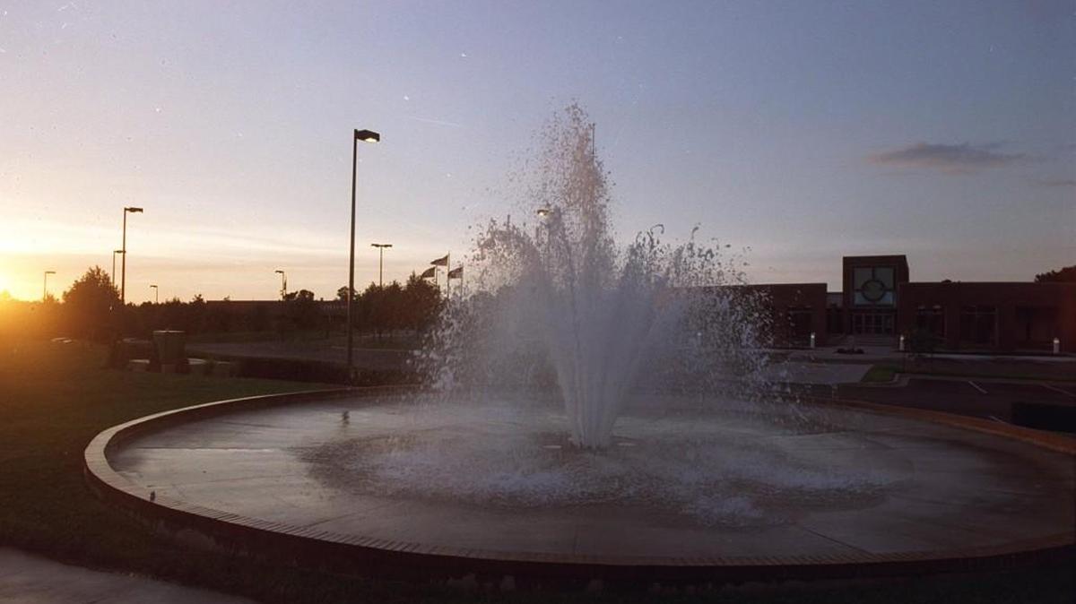 The Lenexa City Hall Fountain at 12350 W. 87th St. Parkway in Lenexa is among those featured in a book on area fountains.