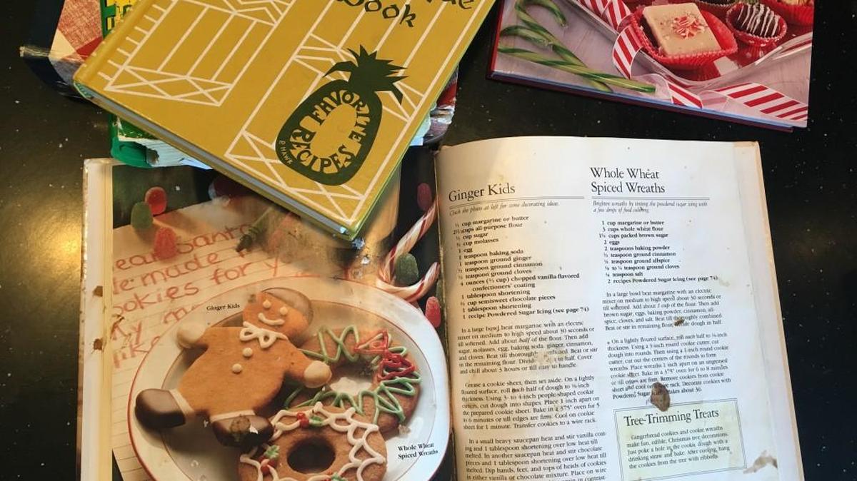 Cookbooks might seem antiquated, but they provided a link to family tradition and past holiday memories.