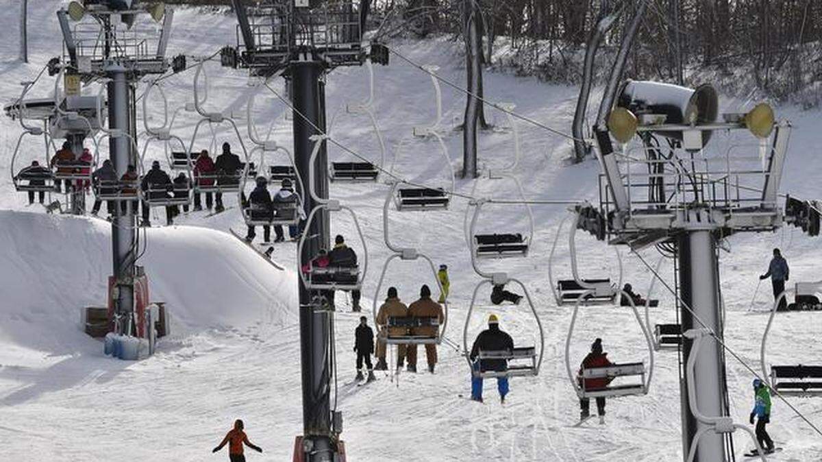 Snow Creek outside Weston, Mo., gives people in the Midwest a place to check out the slopes in the winter months, but due to a power outage and freezing temperatures, they have had to delay their season opening.