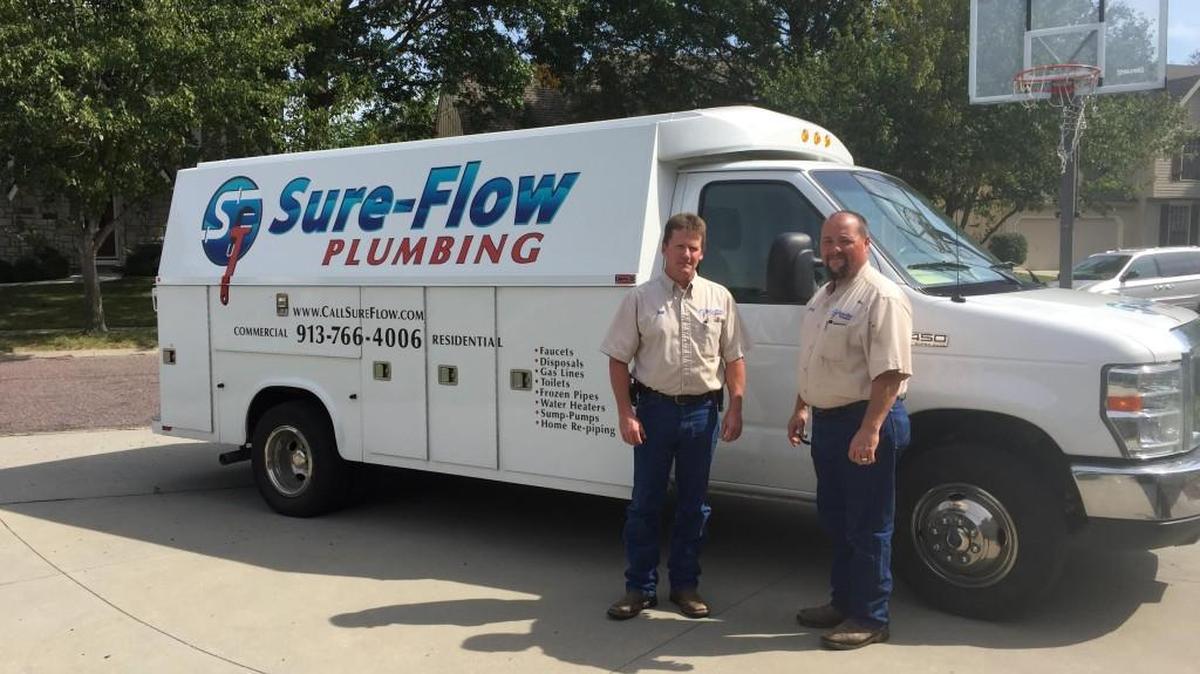 
Bill O’Leary (left) and Jeremy Yates are the owners of Sure-Flow Plumbing.
