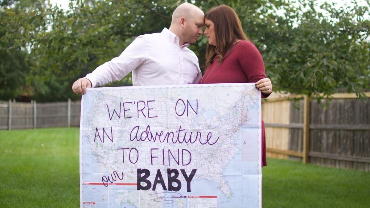 Patrick and Ashley Fields are the first recipients of an adoption grant from Hinkle Cares, a nonprofit that helps couples afford the often expensive adoption process created by staff at Hinkle Hardscapes.