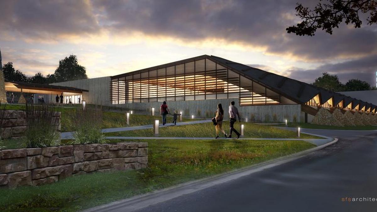 The King Louie complex, reimagined at the Arts and Heritage Center.