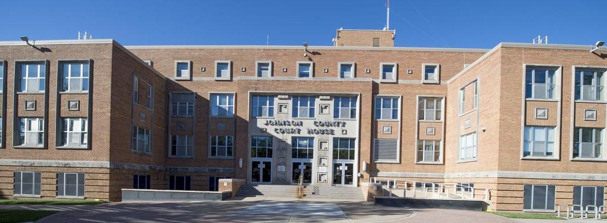 The old Johnson County Courthouse opened in Olathe in 1952.