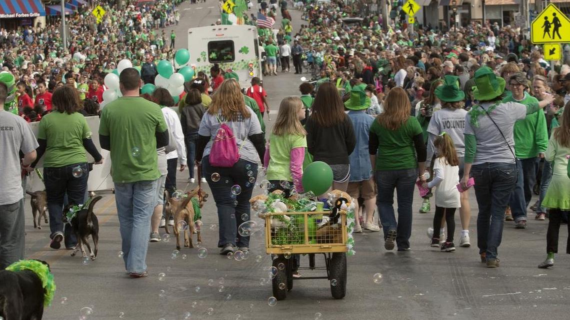 “Charmed” is the theme for this year’s St. Pat’s Warm Up Parade, which begins at 2 p.m. on March 10 at Brookside Blvd. & 63rd Street in Kansas City, Mo.