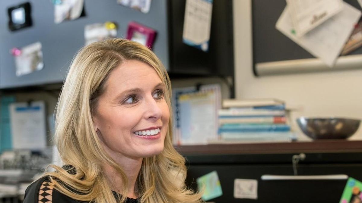 School principals these days make a point of being seen and heard in friendly conversations throughout their schools. Being very visible to students is important, says Shelly Nielsen, principal of Overland Trail Middle School in the Blue Valley School District. “It makes us more approachable and it lets them know we’re interested in them.”