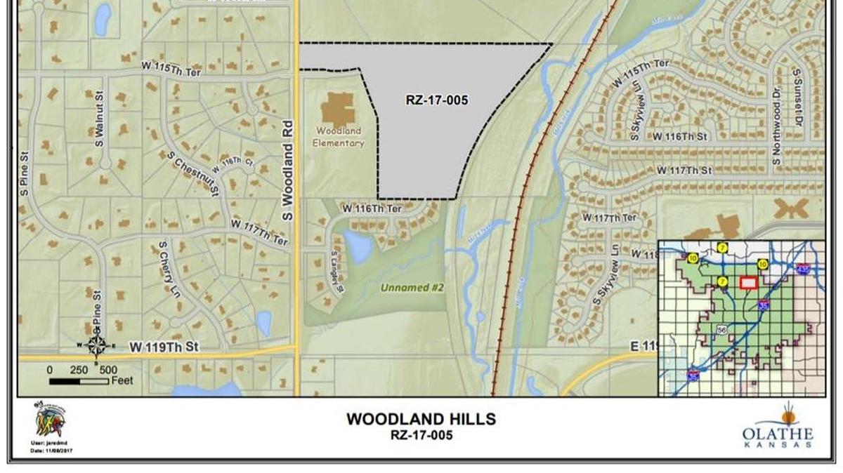Neighbors and even some city officials worry that a proposed new subdivision, Woodland Hills, in north Olathe would create too much congestion and hurt home values in the area surrounding Woodland Elementary.