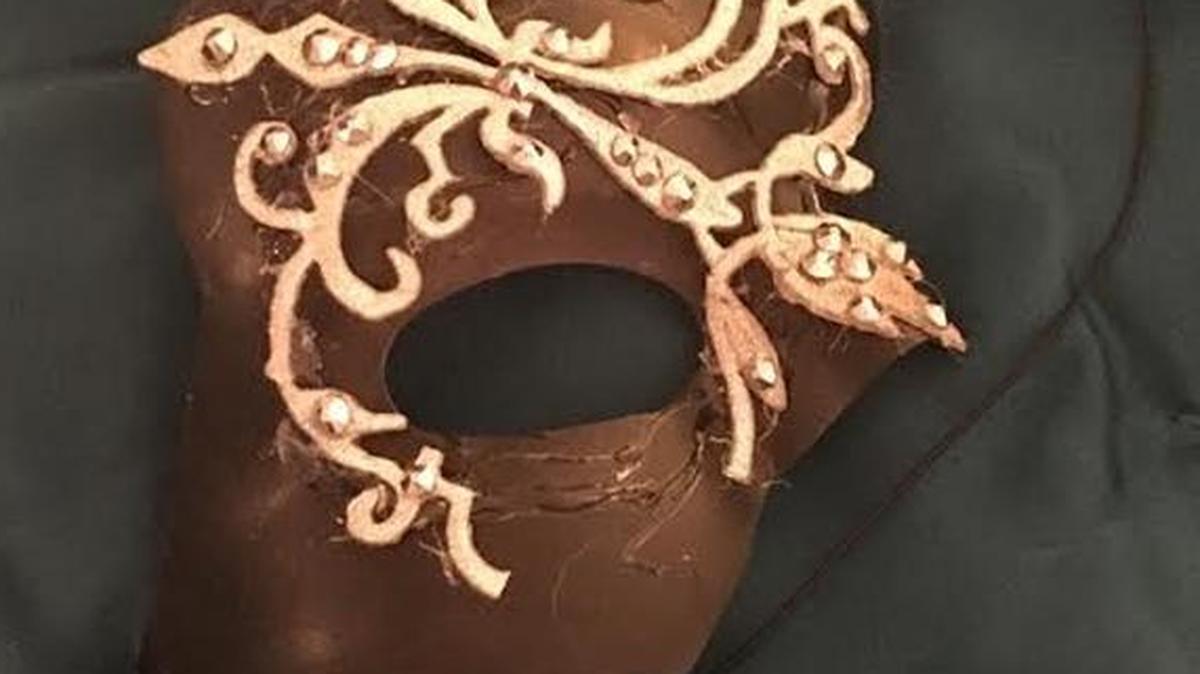 It took a team to fashion this mask.