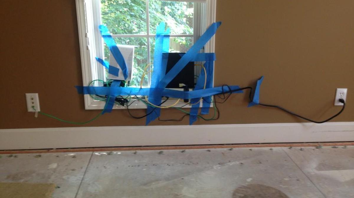 Tackiness is in the eye of the beholder: a router taped to a window ledge can be beautiful.
