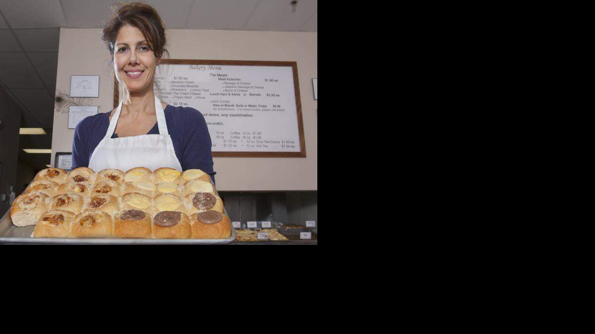 
There are more than a dozen flavors of kolache, from savory to sweet, at Barb's Kolache Bakery, 22354 W. 66th St. in Shawnee, which is owned by Barb Vratanina.
