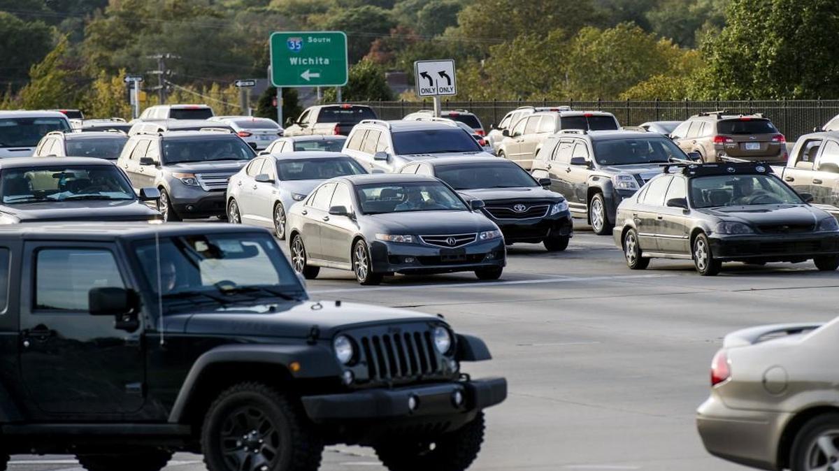 Why the gridlock all around Johnson County, like this spot at the intersection of Interstate 35 and 75th Street?