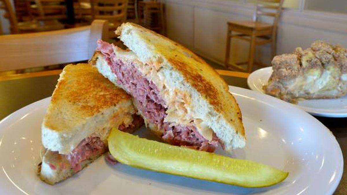 D’Bronx is known for its deli sandwiches, pizzas and desserts.