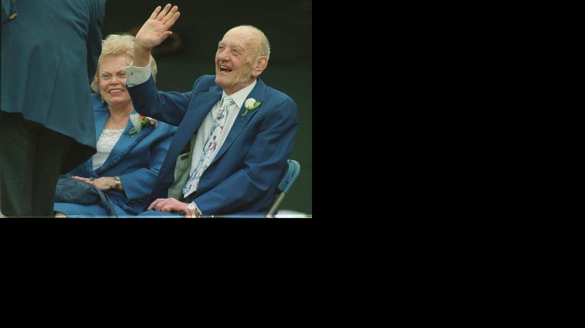 Former Royals owner Ewing Kauffman took his place in the Royals Hall of Fame on May 23, 1993. His wife, Muriel, entered in 1996.