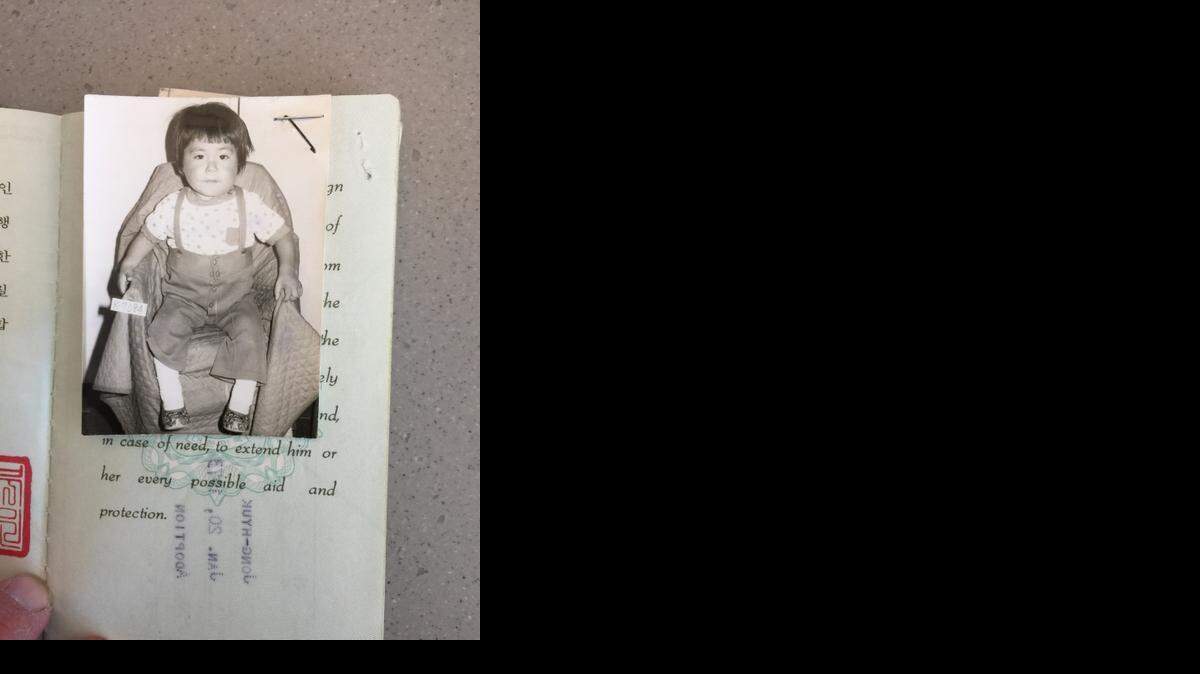 
Korean adoption paperwork for Billy Edwards.
