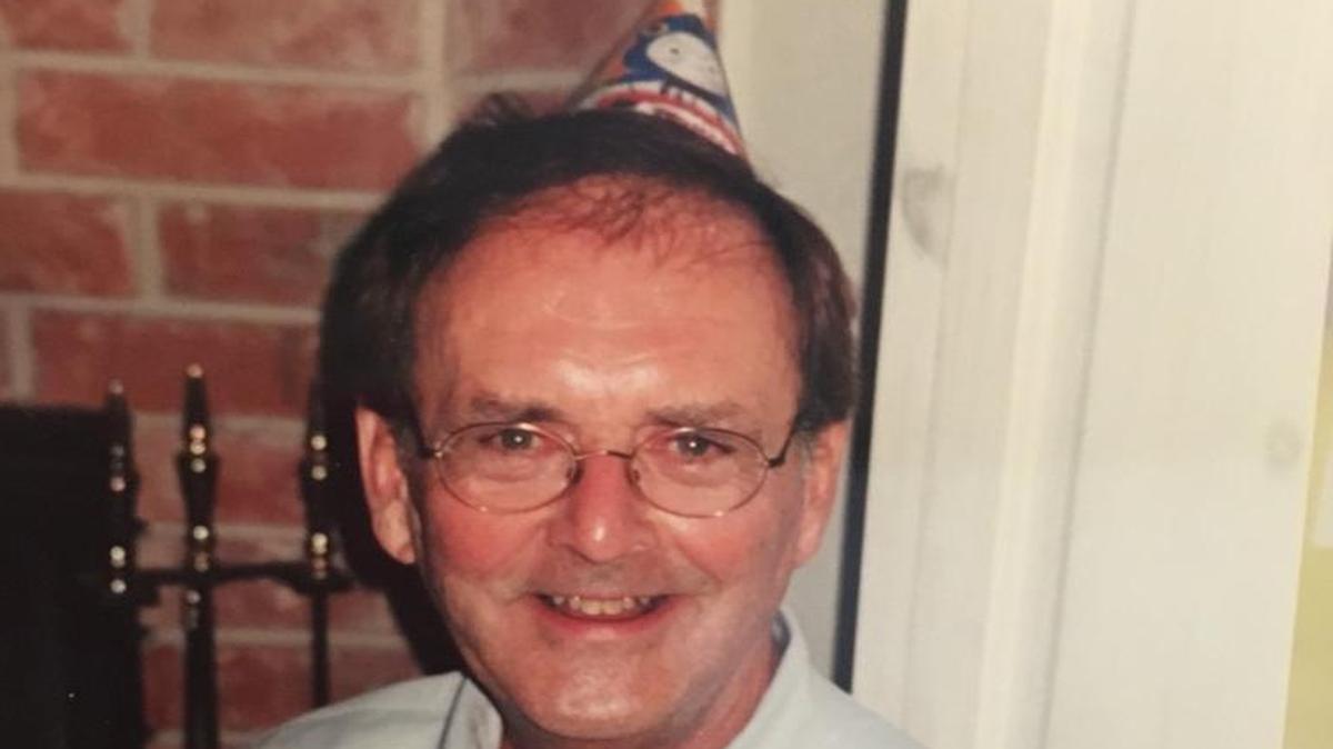 Bob Claypool, in a photo taken at his grandson’s 4th birthday party. Always game, he’s wearing a Thomas The Tank Engine party hat, and what you can’t see in the photo, he’s holding his 2-week-old granddaughter.
