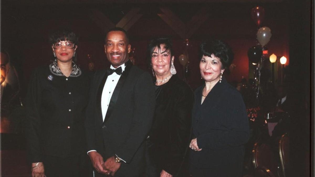Friends of Yates supporters at the 1996 banquet. The charity celebrates 100 years on Dec. 9 with the Holiday at the Apollo meeting and benefit gala.
