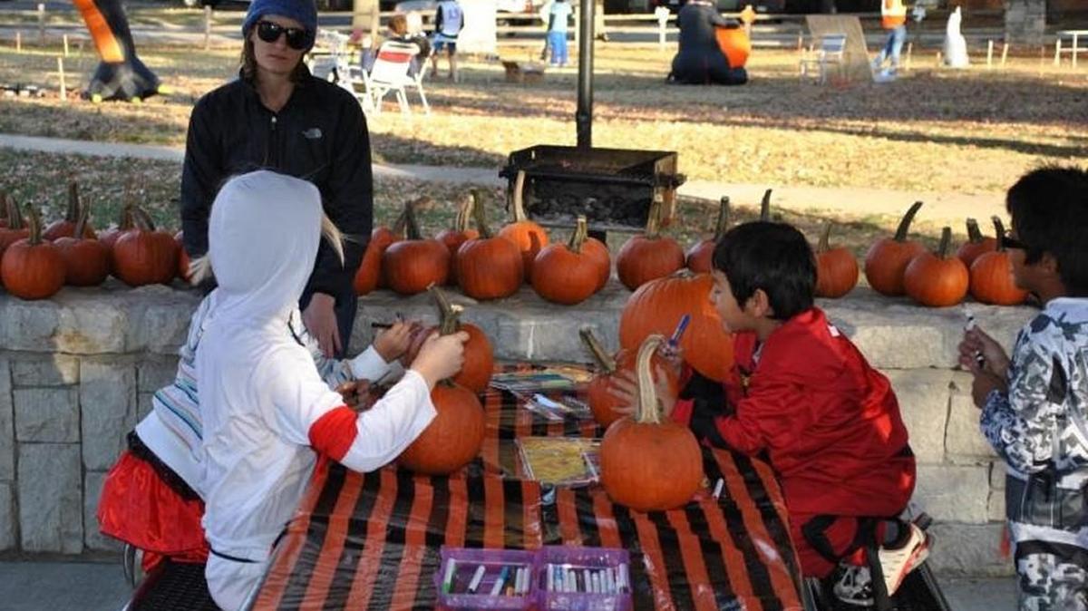 Kids can stop for fun at Fairway’s Trail of Tricks & Treats.