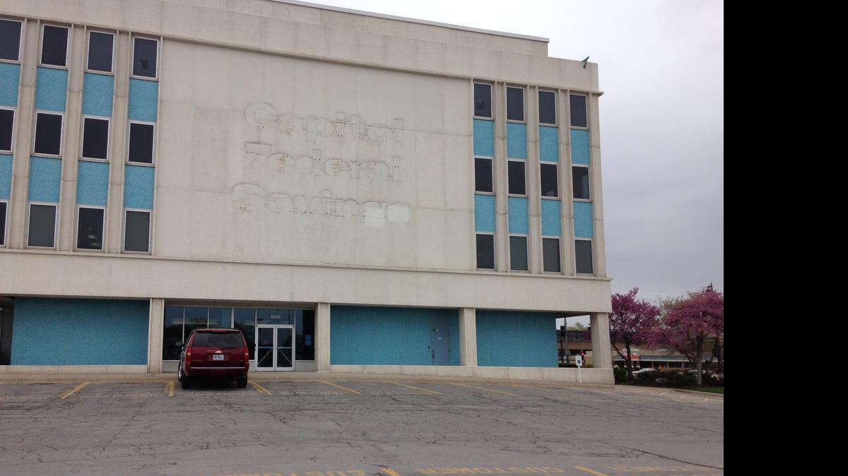 
Renovations are underway on the Capitol Federal Savings Bank at 95
th
 Street and Nall Avenue in Overland Park. The project is expected to be completed by October. 
