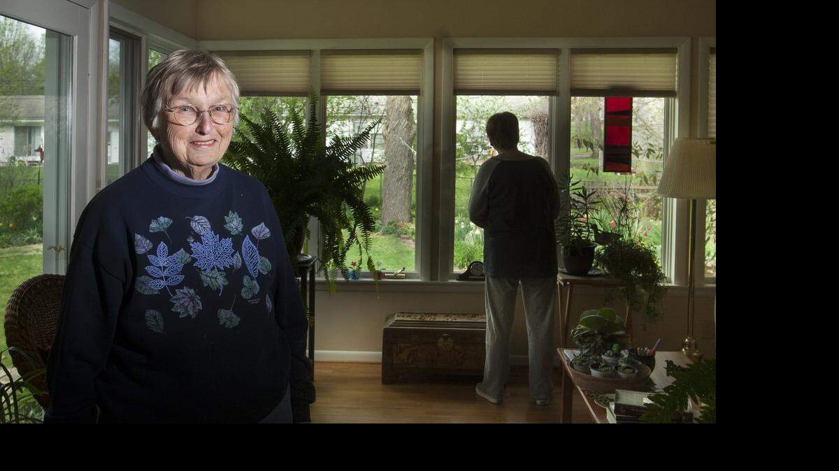 
Lee Rowe (left) of Overland Park helped a homeless woman (right, who asked that The Star not give her name or show her face), letting her stay for a time with her and her husband until they could help her find a place to stay and needed services.
