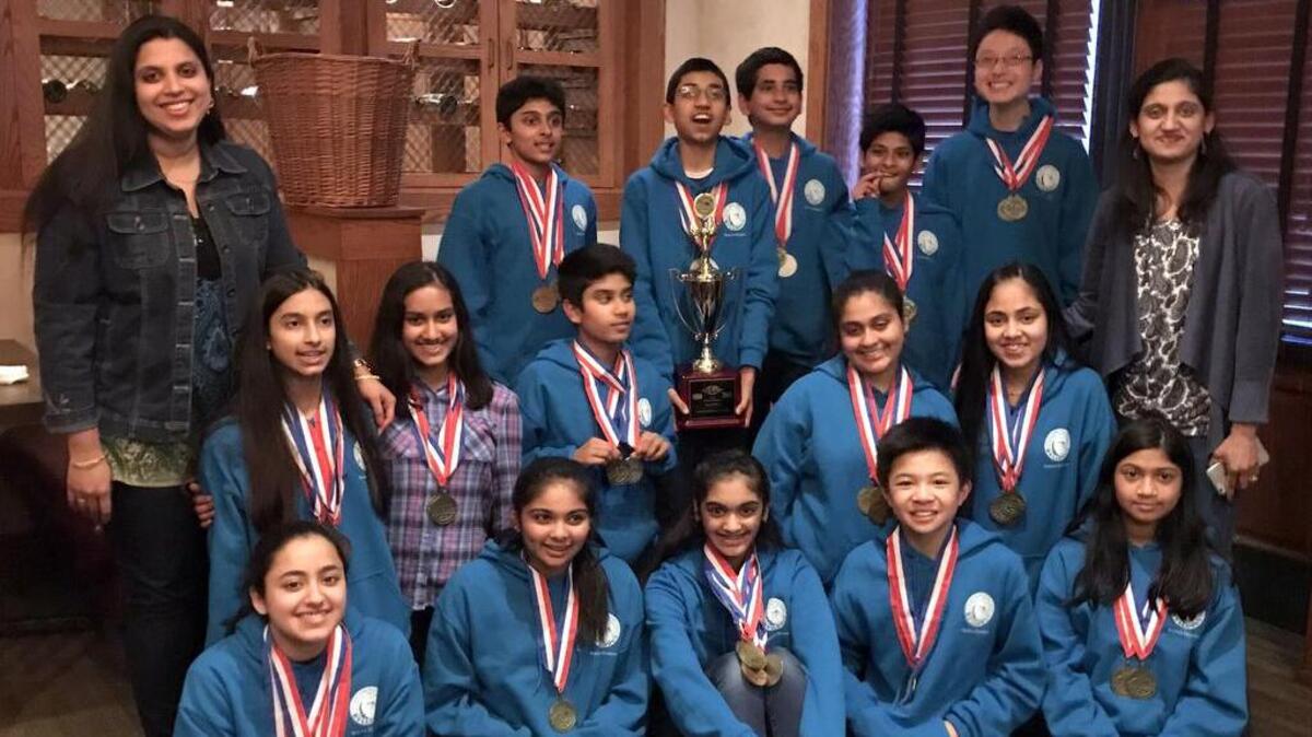 The Pleasant Ridge Middle School team won the Kansas Science Olympiad championship and will compete at nationals next month.