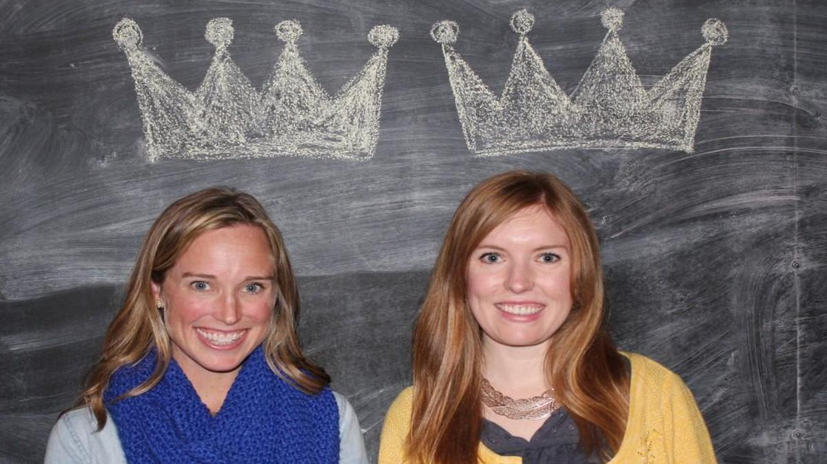 Krista Boan (left) wrote and Alysia Quisenberry illustrated a book called “Grab Your Crown” inspired by the Royals.