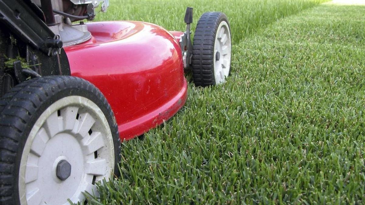 Avoid mowing if possible on days when there's an ozone alert.