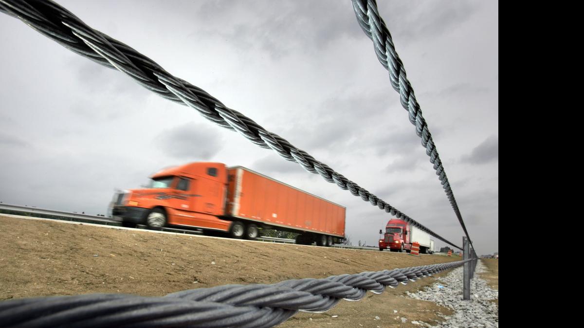 
Many places use cable barriers to prevent cross-over accidents. 


