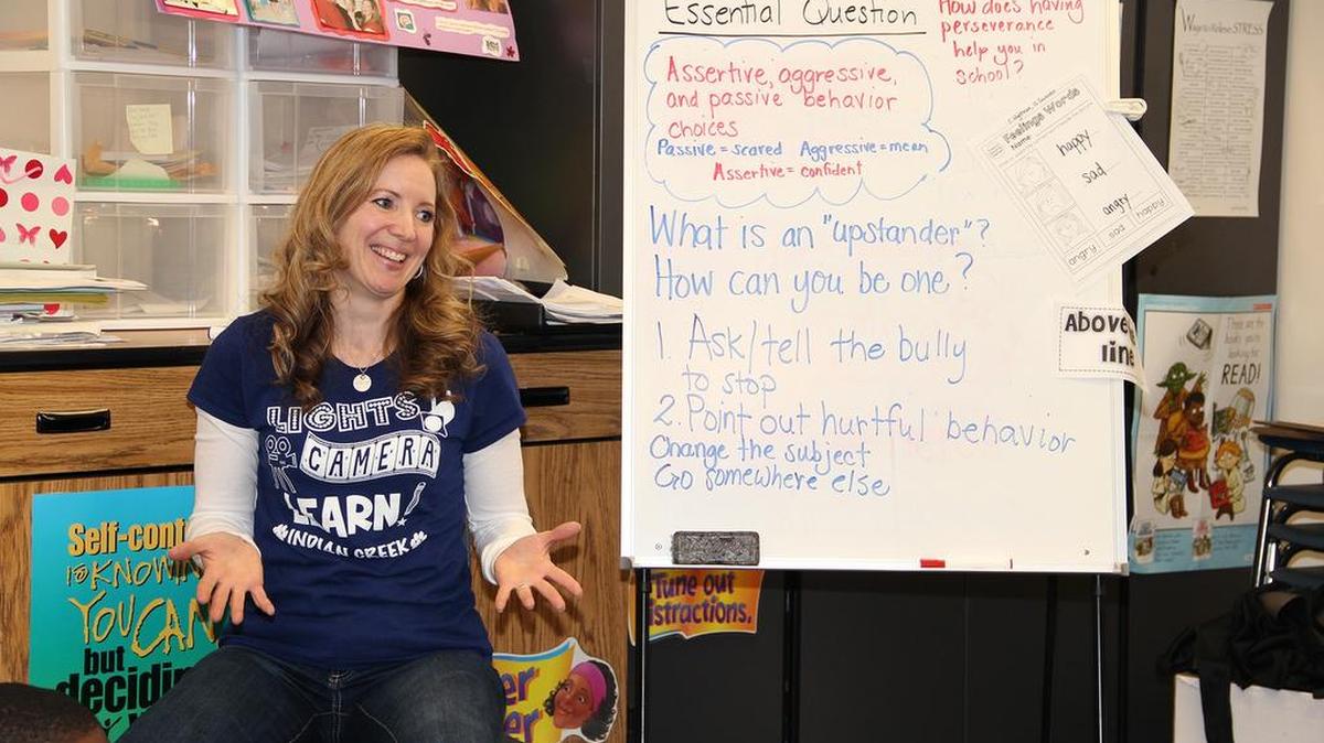 Cristi Wightman, a counselor at Indian Creek Elementary School in Olathe, is the Kansas representative for the School Counselor of the Year, selected by the American School Counselor Association.