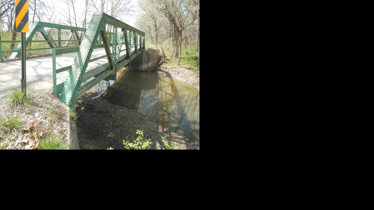 
The remote bridge that Johnson County engineers say is vulnerable to sudden failure.
