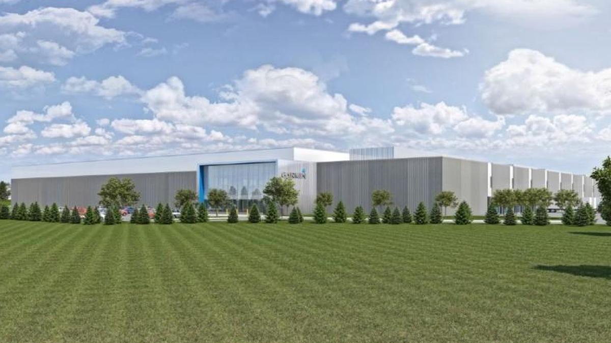 A new 712,842-square-foot building would be on the northwest part of the Garmin campus near 151st Street and Ridgeview Road in Olathe.