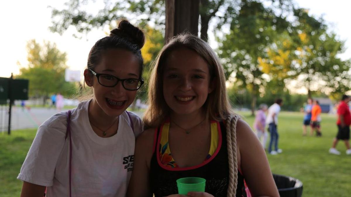 
Lia Davidson and Kenlie Park are both going into seventh grade at Pioneer Trail Middle School..
