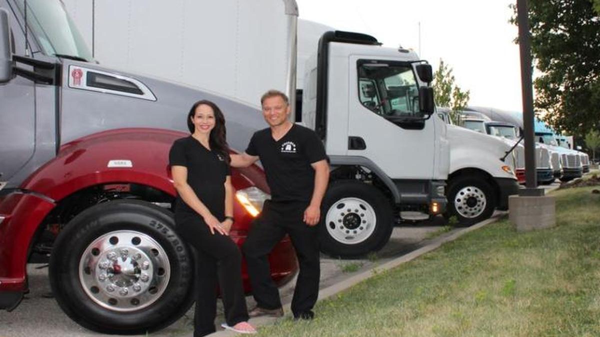 Natasha and Dan Shirey own Freedom Transportation, a minority- and veteran-owned business.