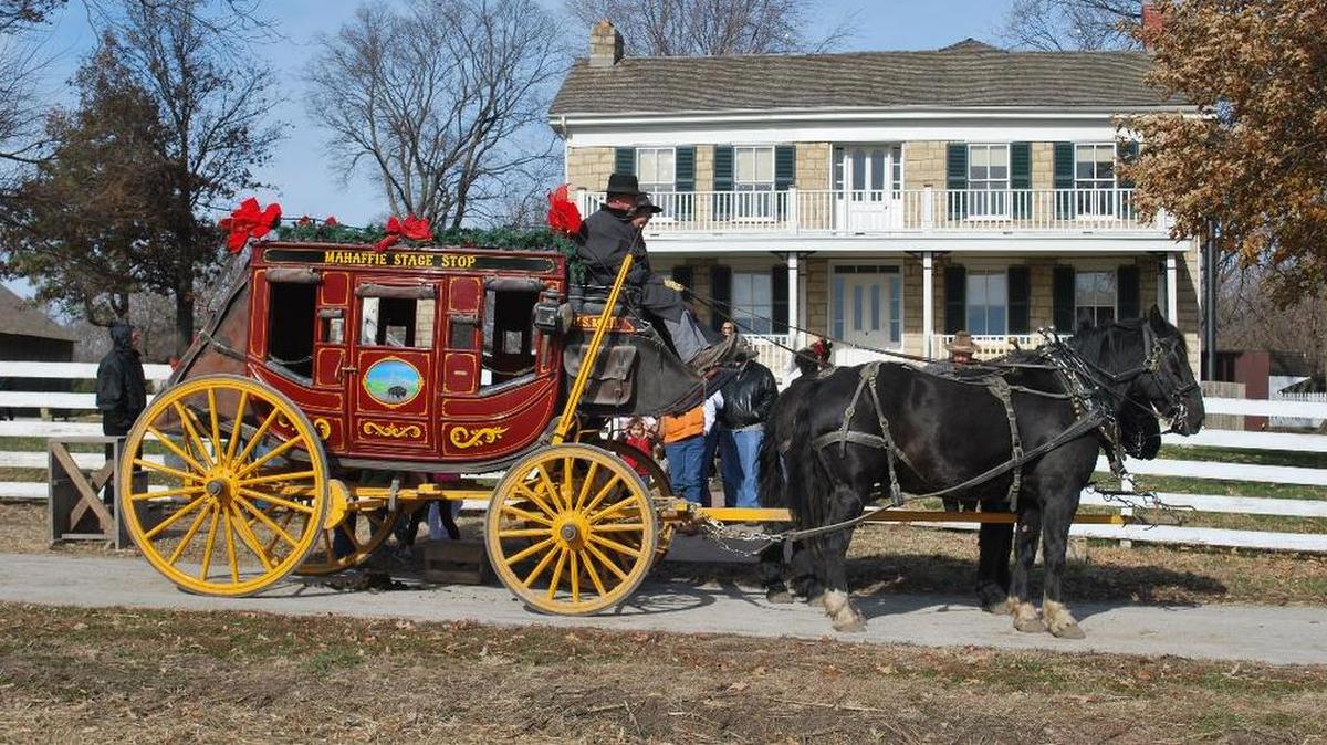 Mahaffie Stagecoach Stop and Farm in Olathe will host a workshop called Christmas: 1860s Style! at 7 p.m. on Tuesday, Nov. 13.