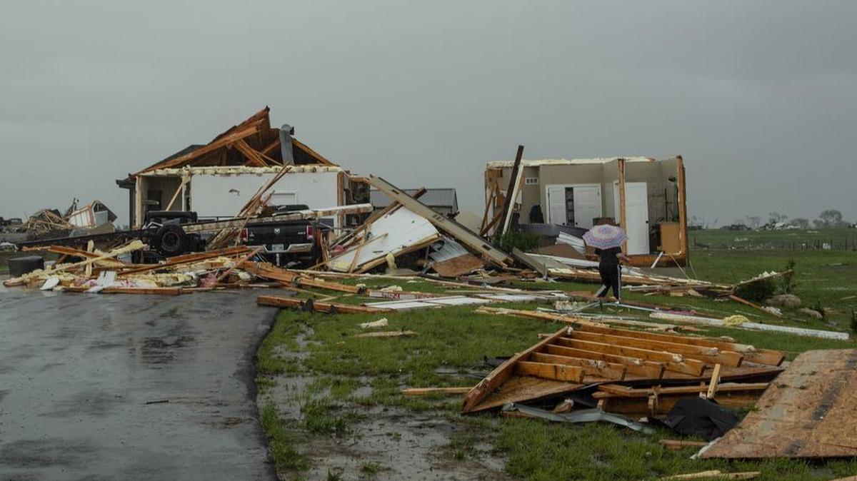 Tornadoes destroyed homes, like this one in Bonner Springs. The tornadoes and flooding that has hit the area brough out the best — and wort — of people.