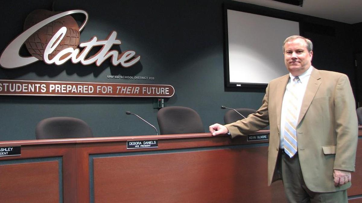 Olathe school Superintendent Marlin Berry