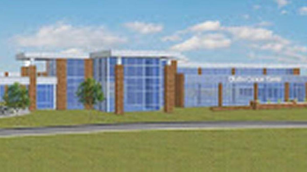 Rendering of the cancer center set to open in early 2018.