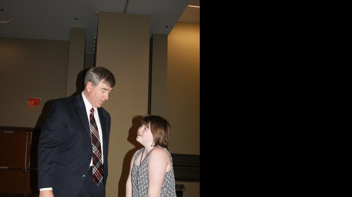 
Trigg and Molly McGinty, a recent Blue Valley Northwest graduate,
