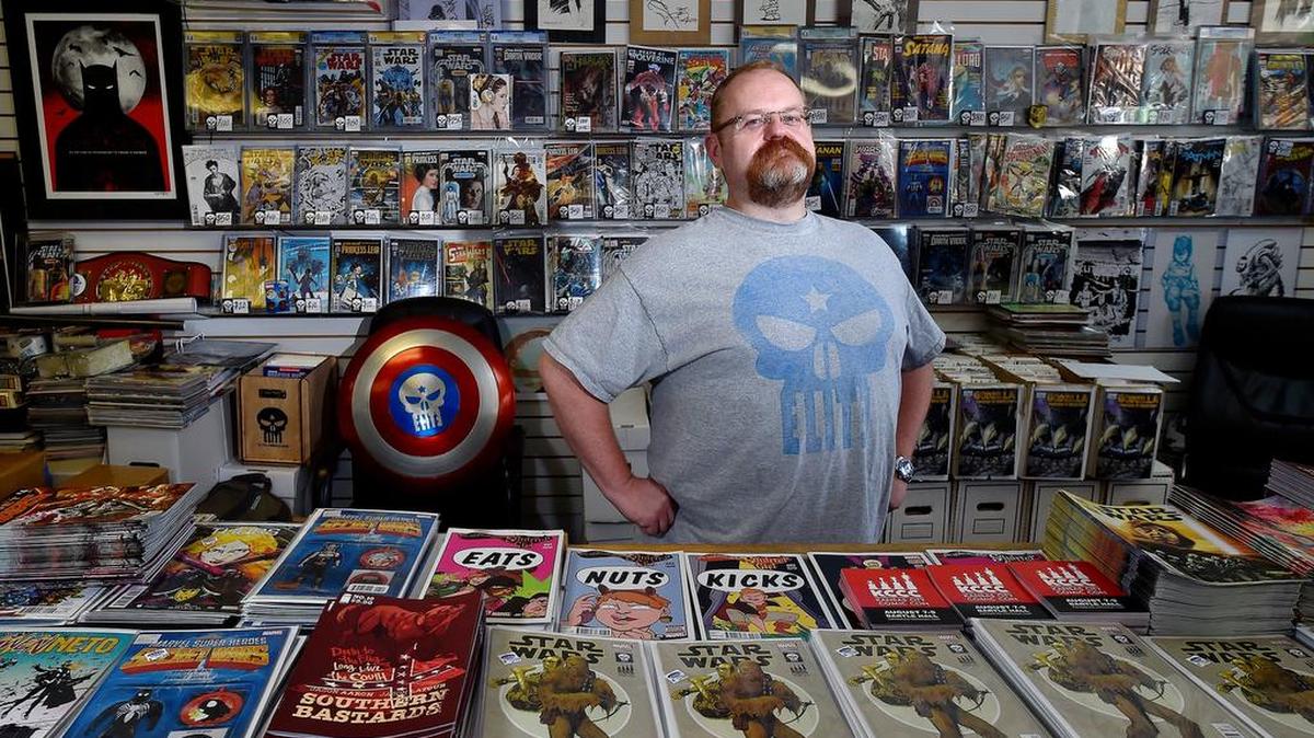 
William Binderup, the owner of Elite Comics, is looking forward to Kansas City Comic Con, which runs Friday through Sunday this weekend.


