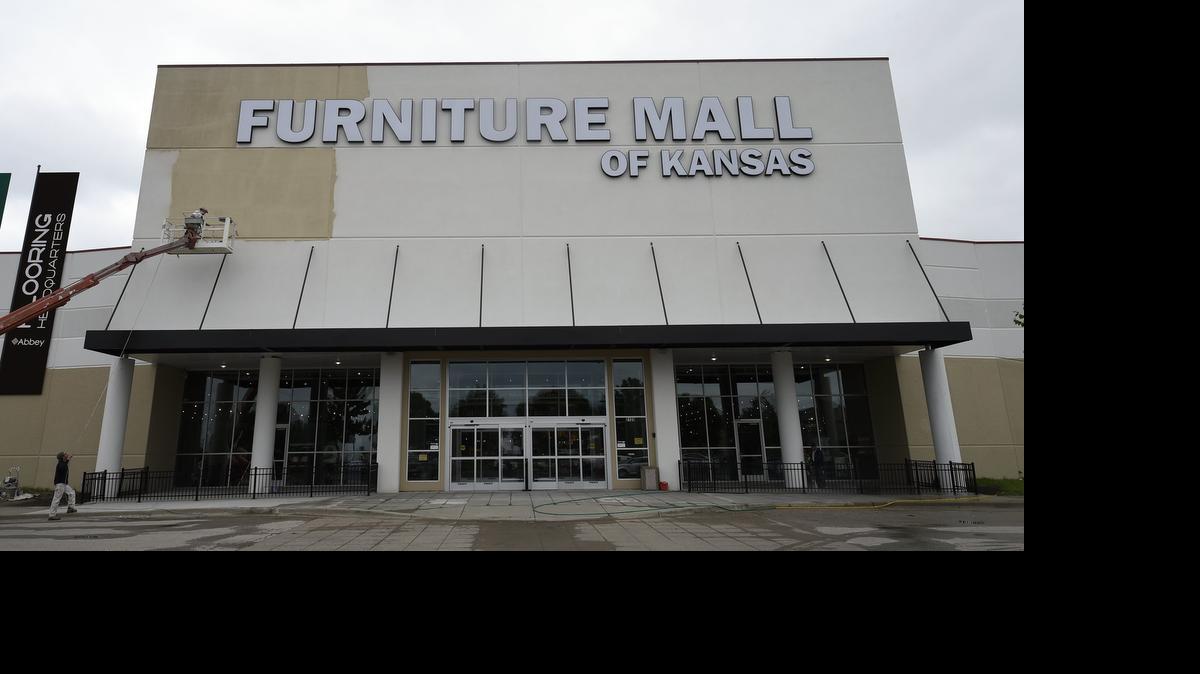 
A paint crew recently put the finishing touches on the exterior of The Furniture Mall of Kansas, 2125 E. Kansas City Road, Olathe.
