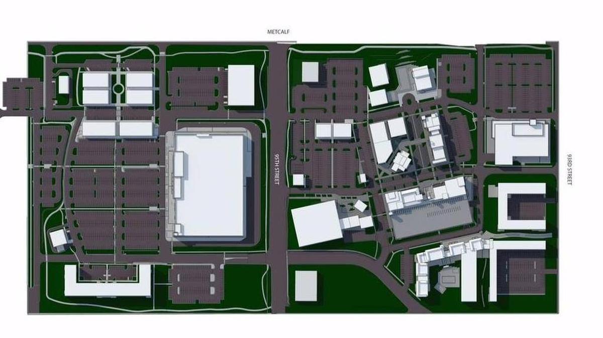 
The plan proposed for Central Square includes a 177,000-square-foot store on the south side of 95th Street.
