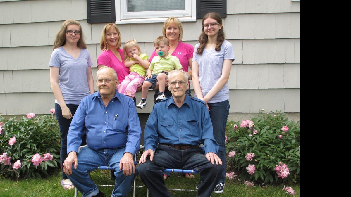 
The Waisner family recently got together to celebrate the many twins in the family. In front are Bob Waisner and Bill Waisner. In the back are Carolyn Cates (from left), Lori Hardman, Hope Waisner, Will Waisner, Lisa Waisner and Catherine Cates.

