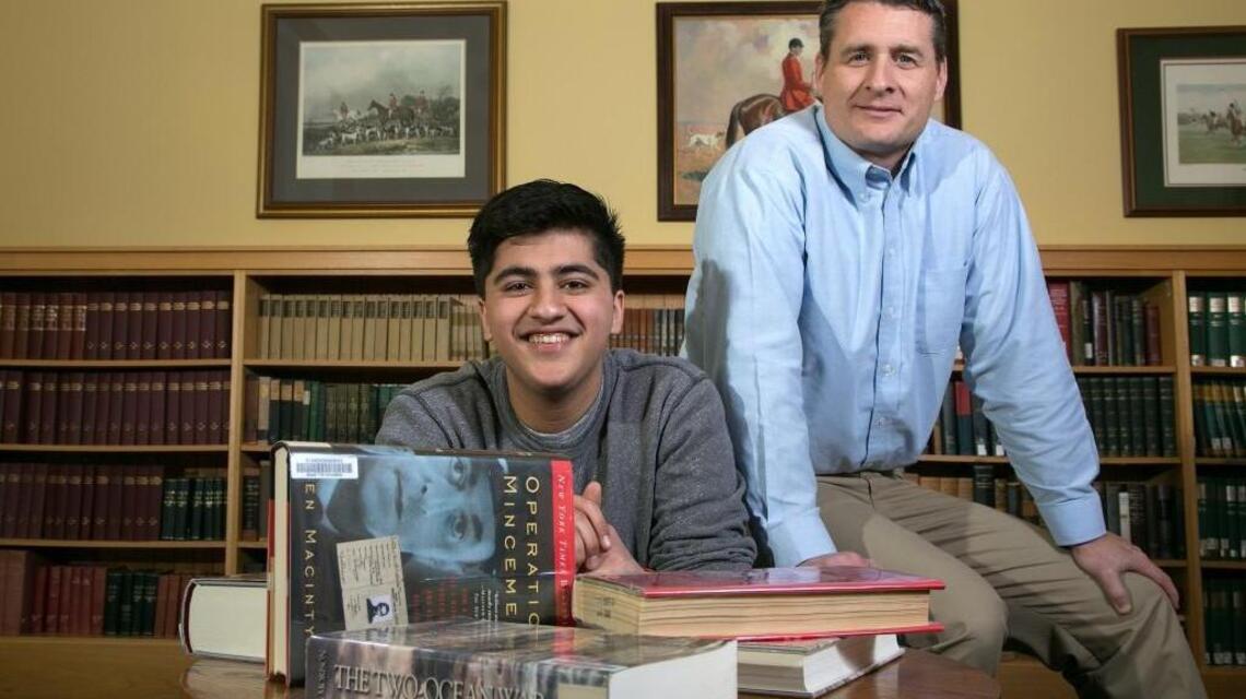 Pembroke Hill student, teacher hit the beach on World War II research