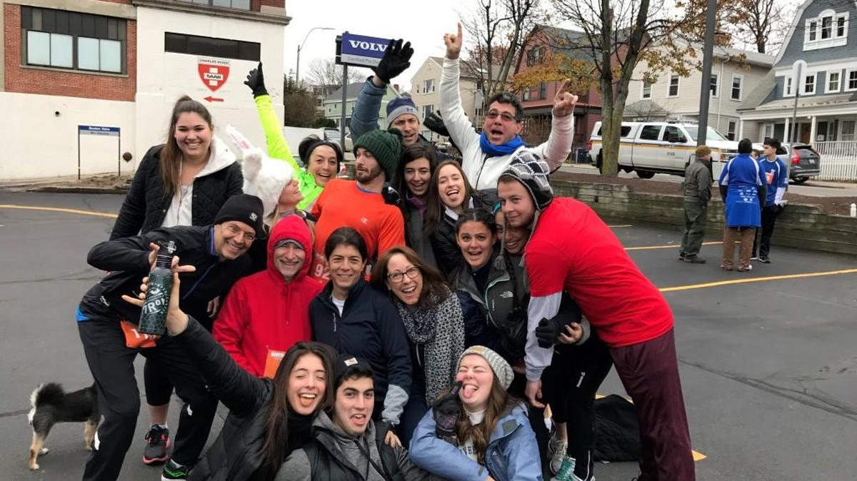 The Temple, Congregation B’nai Jehudah Senior Rabbi Arthur Nemitoff and his family have a Thanksgiving tradition of running a 5-kilometer race with relatives they visit each year in Boston.