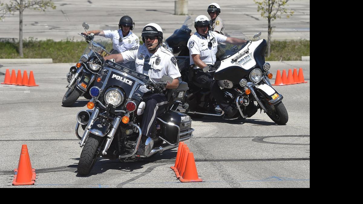 
Police officers recently got to show off their riding skills and raise money to help others during the Midwest Police Motorcycle Challenge at Westside Family Church in Lenexa. Funds raised in the event went to Guns ‘N Hoses, an effort to assist police officers in need and their families..


