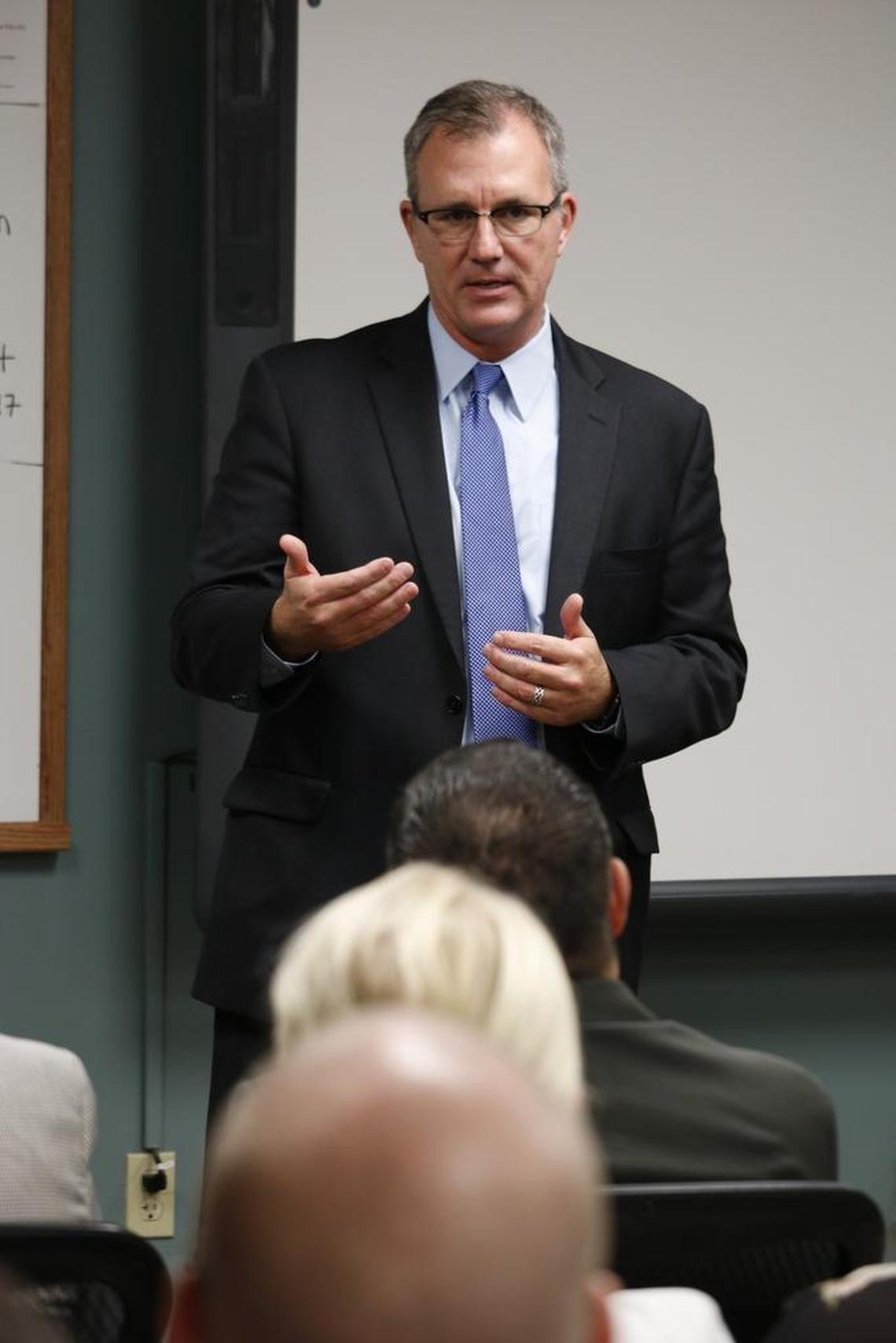 Olathe school district Superintendent John Allison